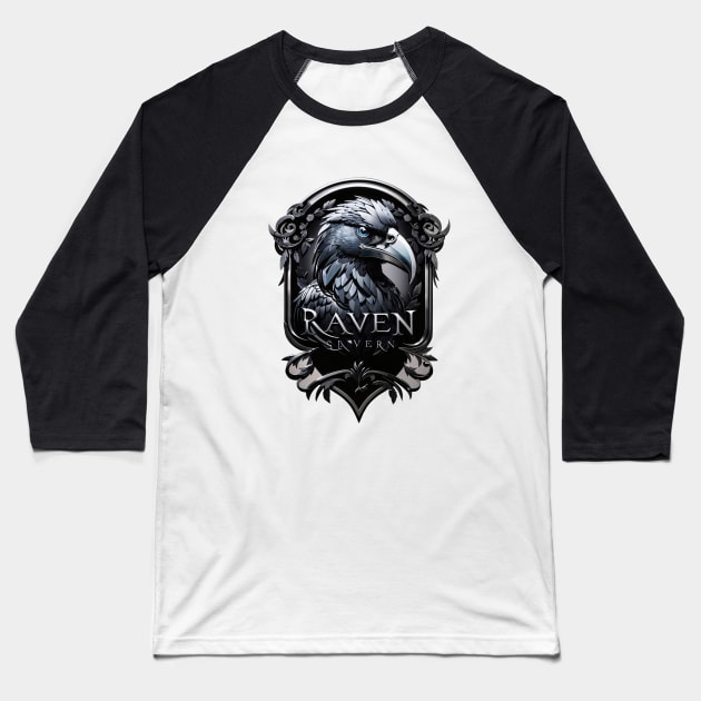 crow Baseball T-Shirt by Berthox